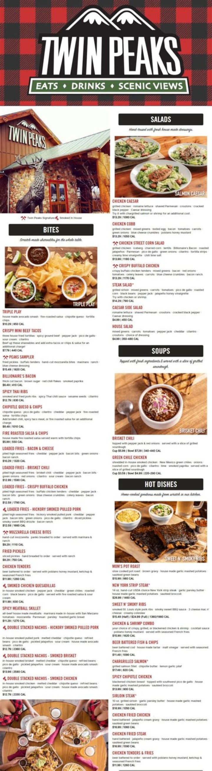 Exploring the Twin Peaks Restaurant Menu: A Culinary Adventure Awaits